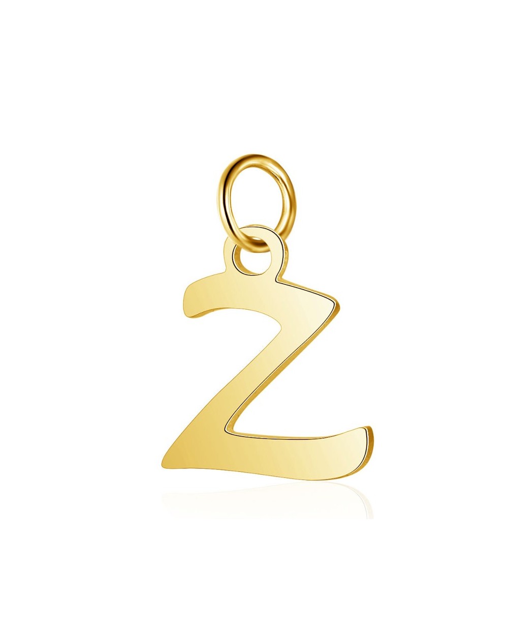 Zawieszka Stal Nierdzewna Literka Z 15x10mm złota