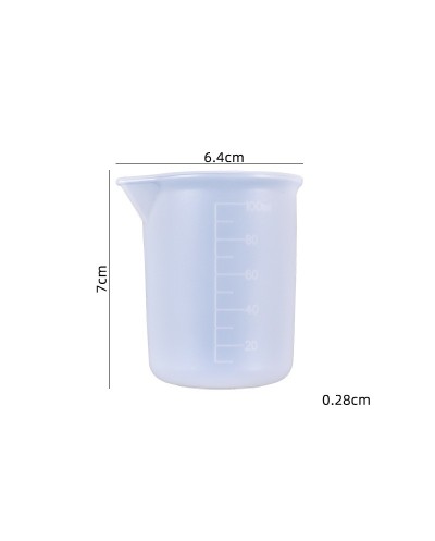 Silikonowy kubeczek 100ml 70x64x28mm