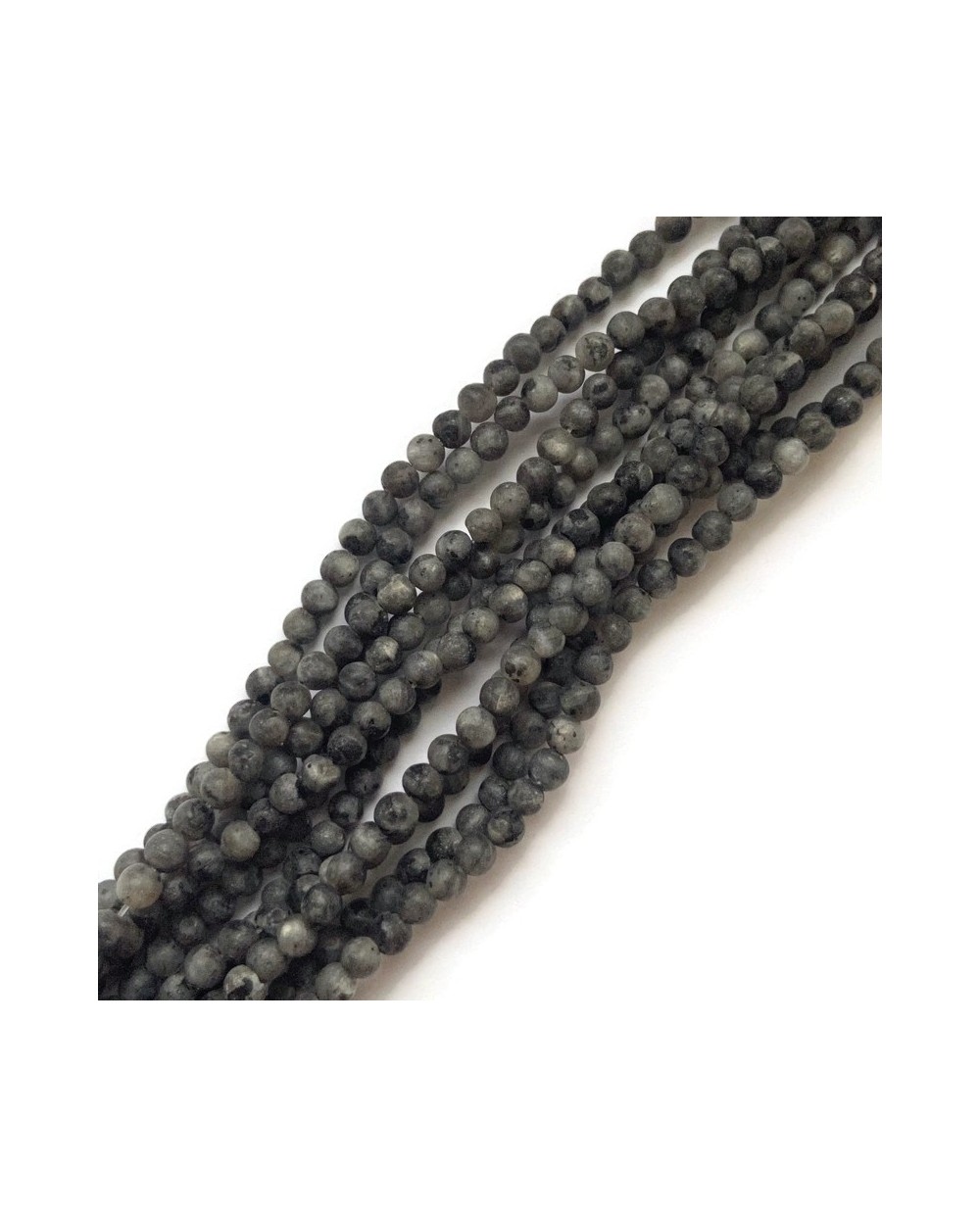 Larvikit kulka matowa 4mm sznurek