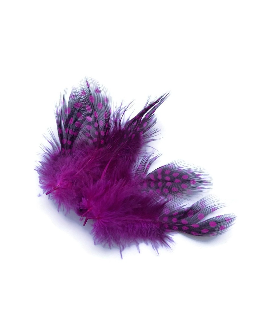 Piórka dekoracyjne 65~135x25~45mm Fiolet mix