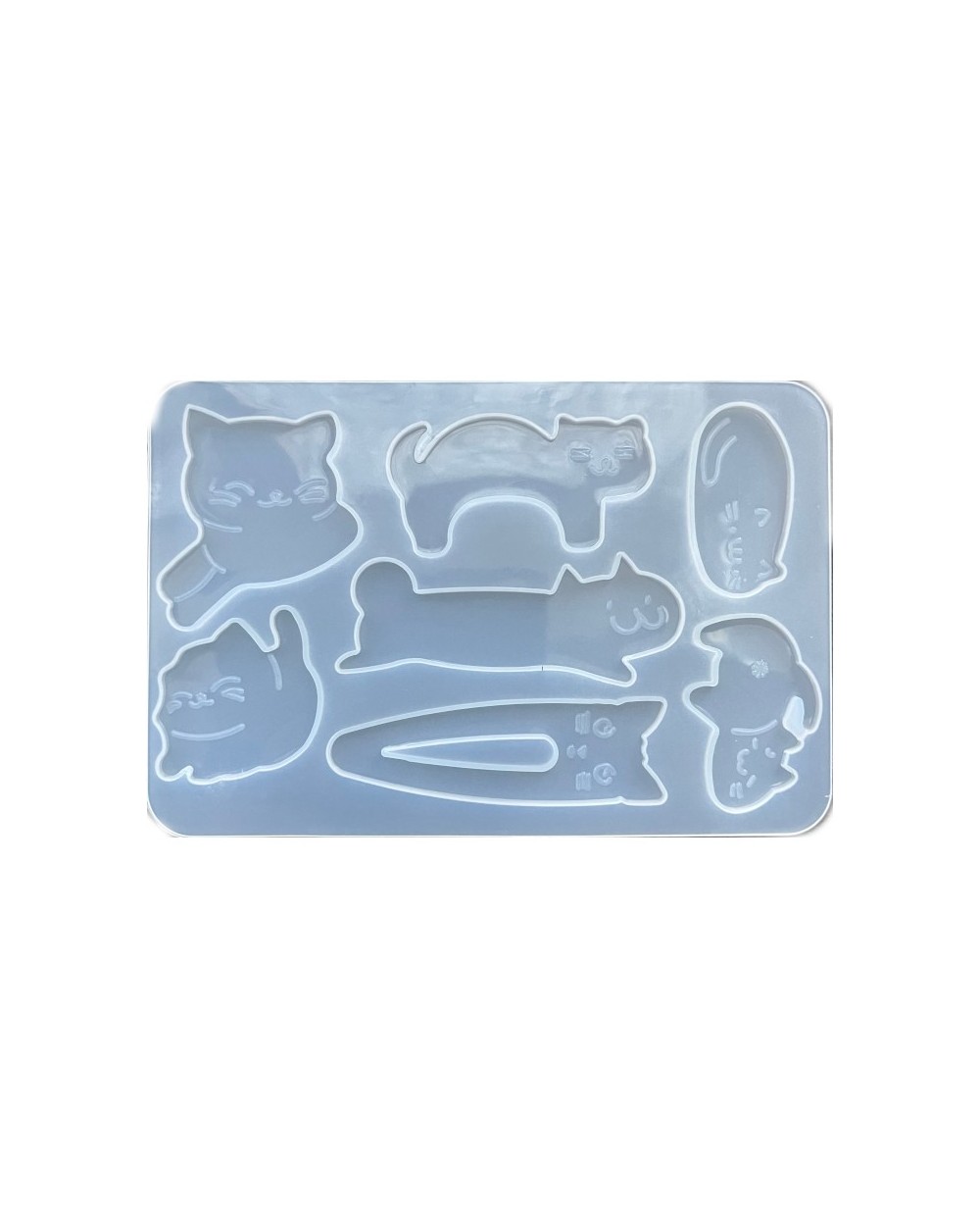 Forma do żywicy forma silikonowa do odlewów 148x100x3,5mm baza spinek