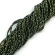 Hematyt kulka 2mm zielony sznurek