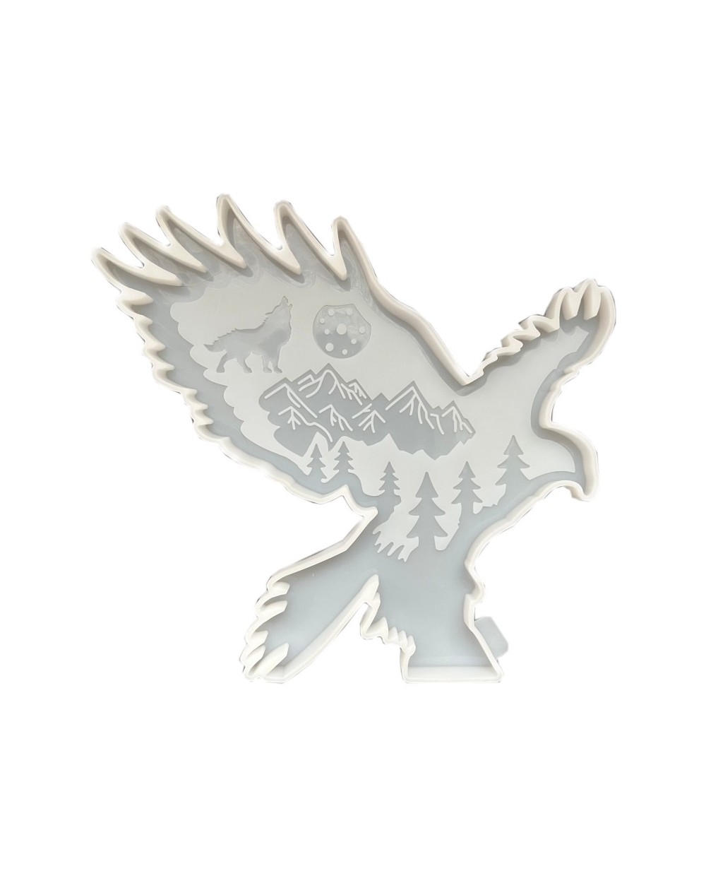 Forma do żywicy forma silikonowa do odlewów 222x213x13mm Orzeł
