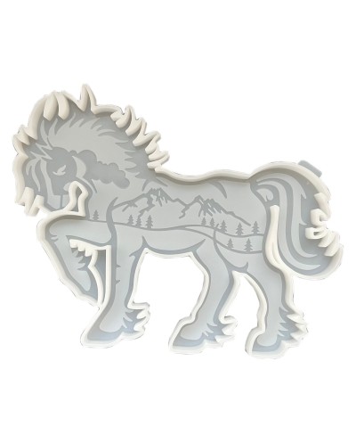 Forma do żywicy forma silikonowa do odlewów 226x193x13mm Koń