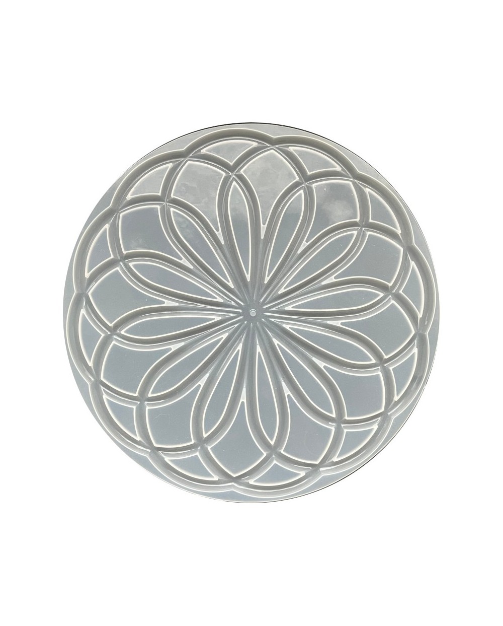 Forma do żywicy forma silikonowa do odlewów 203x6mm koło mandala