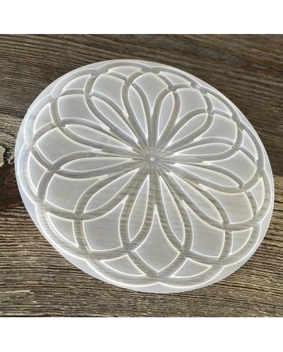 Forma do żywicy forma silikonowa do odlewów 203x6mm koło mandala