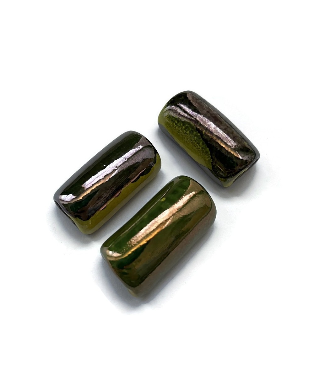 Tunel rurka ceramiczna 36mm zielono-żółty