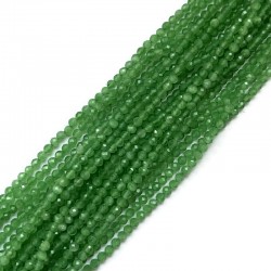 Kocie Oko kulka fasetowana 3mm zielony