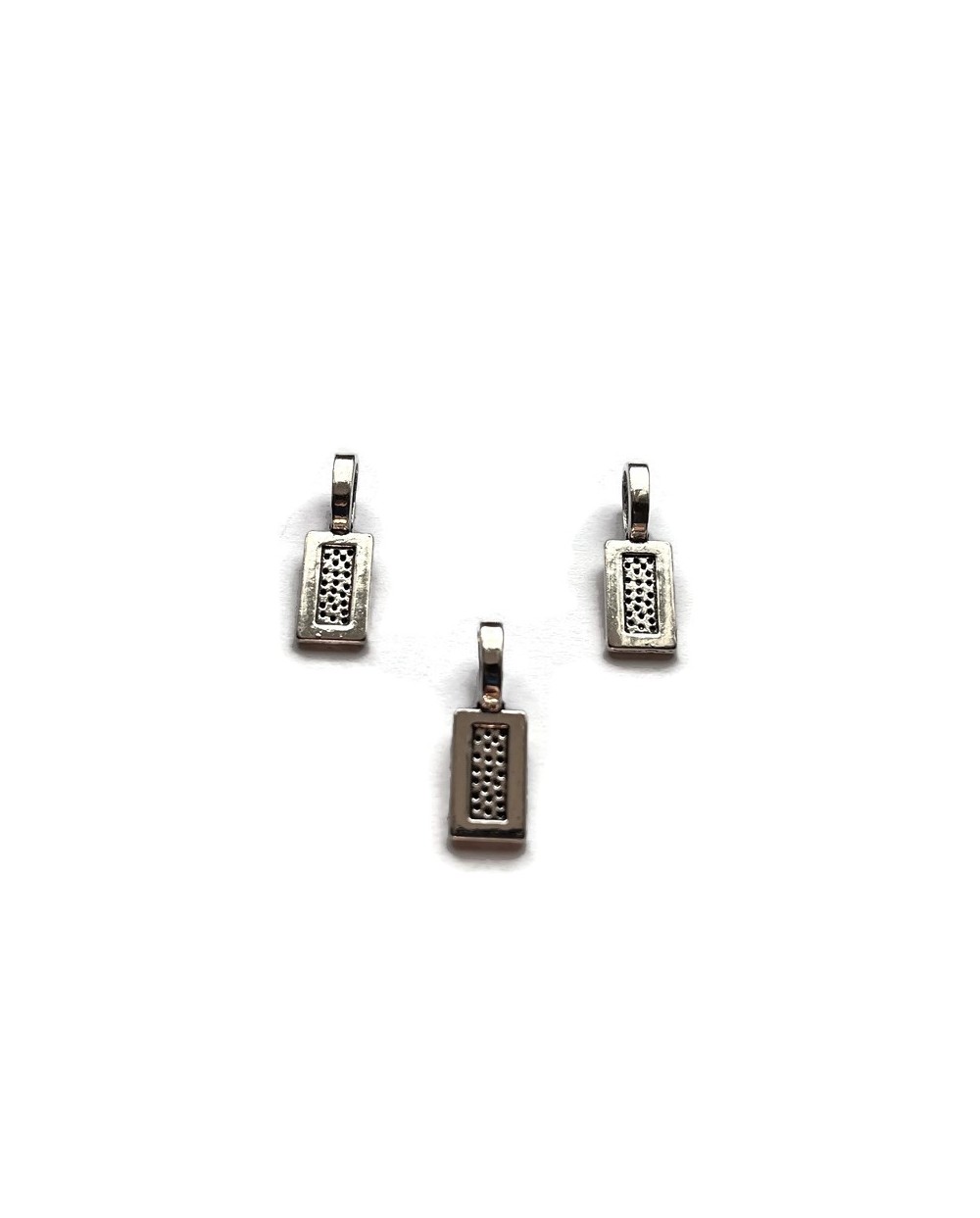Krawatka do przyklejania 21x7mm cyna