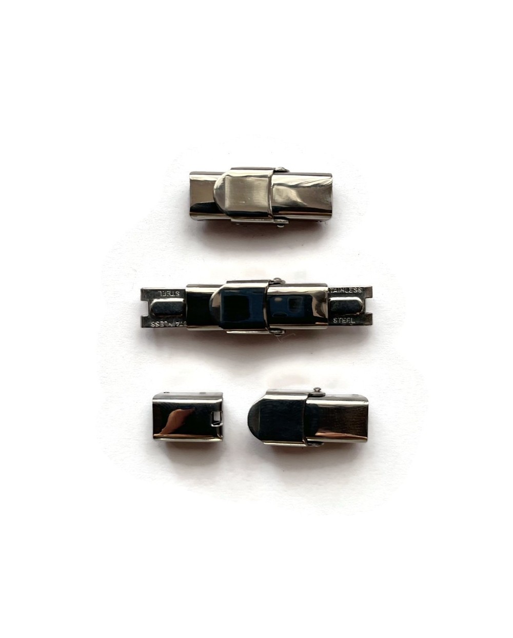 Zapięcie zatrzaskowe 25x10x7mm stal nierdzewna