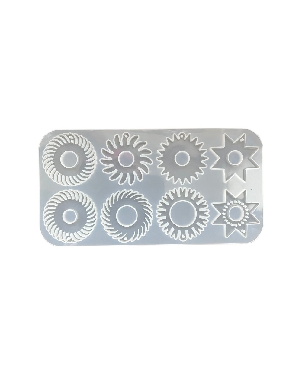 Forma do żywicy forma silikonowa do odlewów 218x114x5.3mm zawieszki