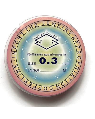 Drut jubilerski 0,3mm brąz