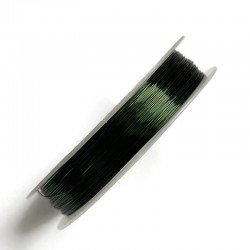 Drut jubilerski 0,3mm ciemny zielony