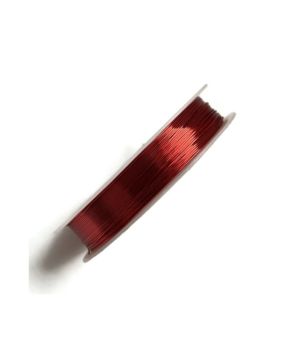 Drut jubilerski 0,4mm czerwony