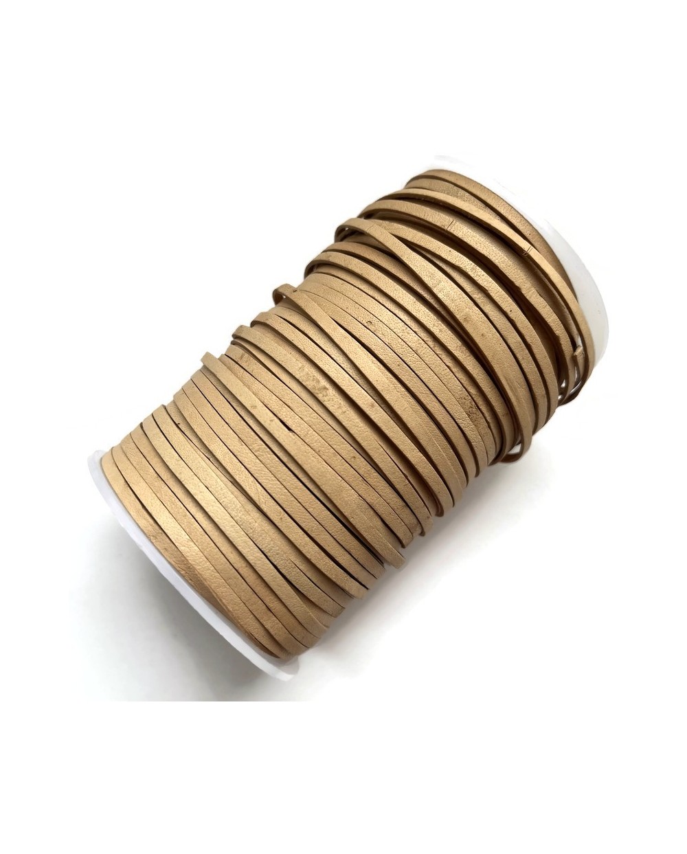 Rzemień naturalny Płaski 3mm naturalny