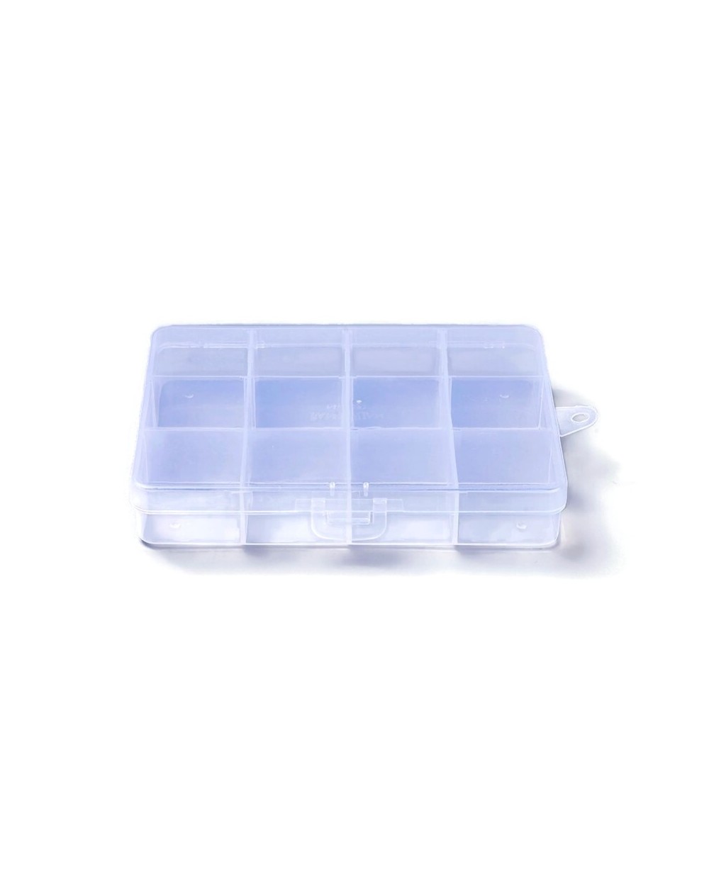 Pudełko organizer na koraliki-12 przegródek 13,5x10x2,5