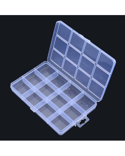 Pudełko organizer na koraliki-12 przegródek 15,5x10x2cm