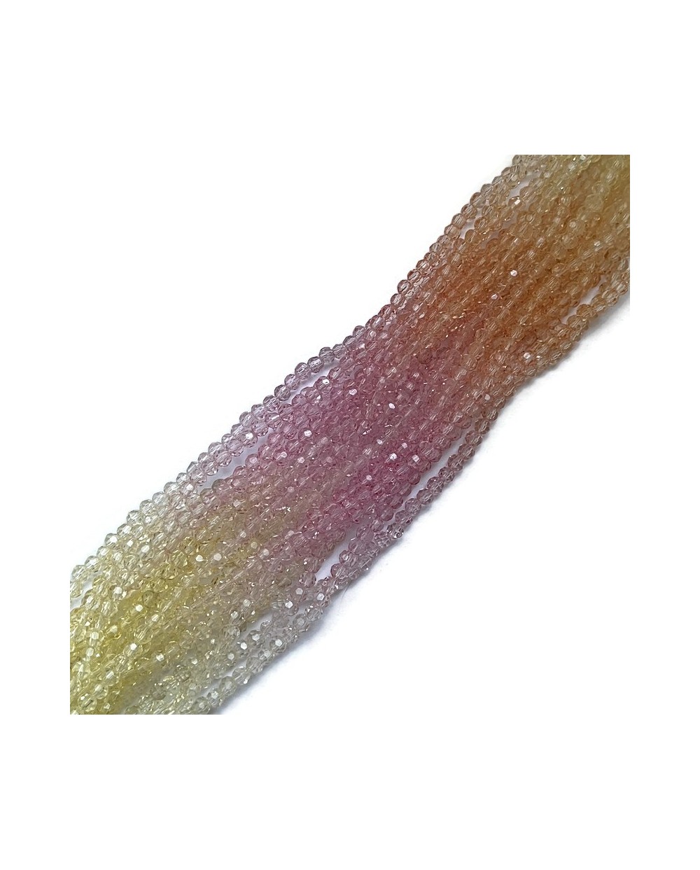 Szkło fasetowane cieniowane kulka 4-4,5mm