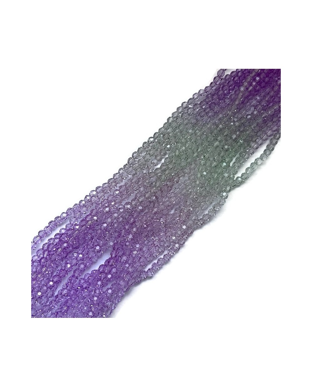Szkło fasetowane cieniowane kulka 4-4,5mm