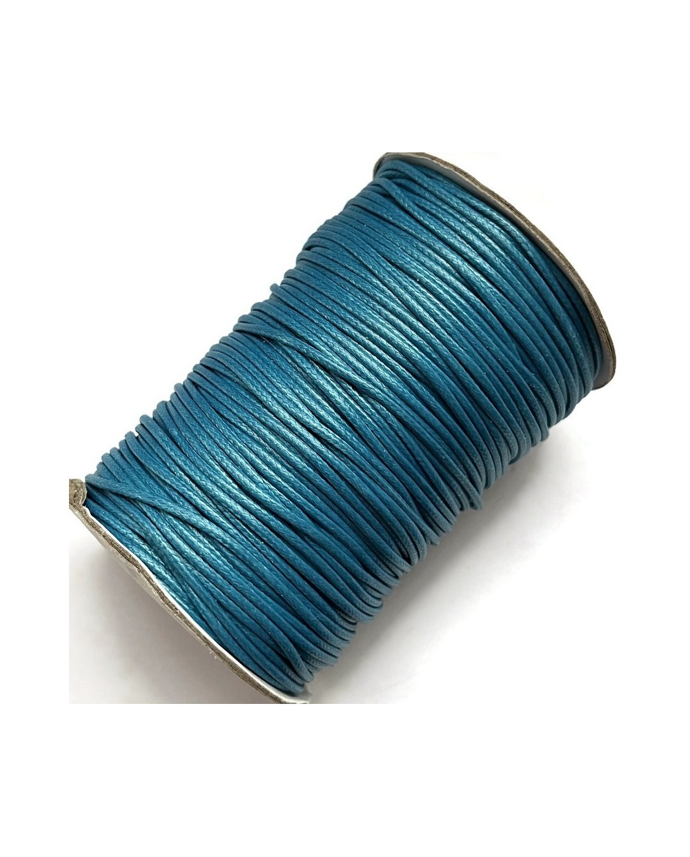 Sznurek jubilerski nabłyszczany topliwy 1,5mm - Niebieski