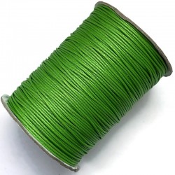 Sznurek jubilerski nabłyszczany topliwy 1mm - Zielony