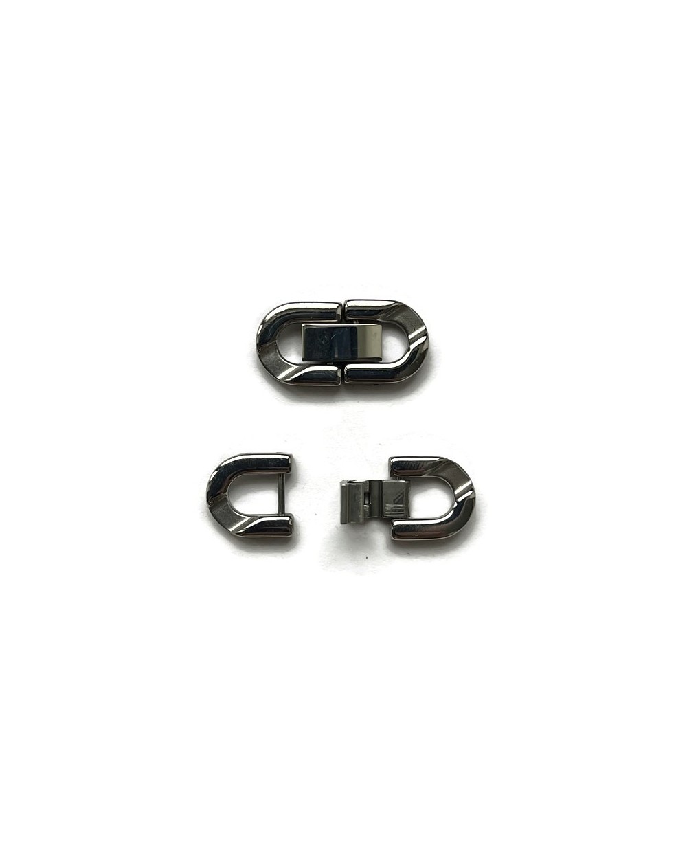 Zapięcie zegarkowe ozdobne 22,5x11x3mm stal nierdzewna