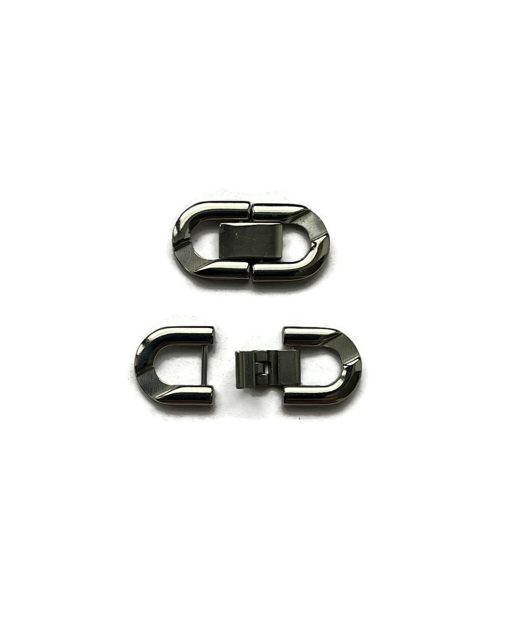Zapięcie zegarkowe ozdobne 30x13x3,5mm stal nierdzewna