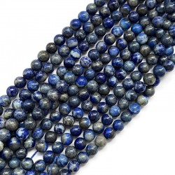 Lapis lazuli kulka 5,5-6mm sznurek
