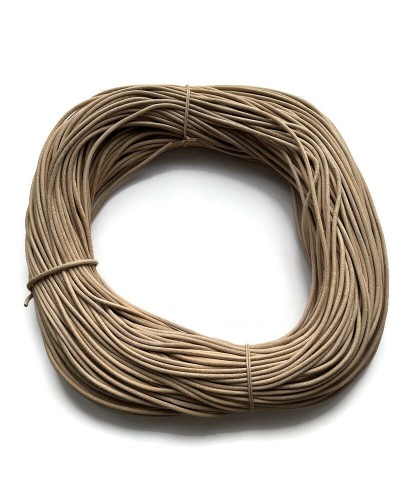 Rzemień naturalny okrągły 3mm naturalny