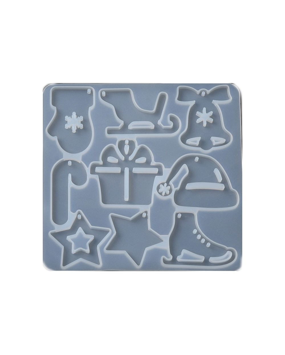 Forma do żywicy forma silikonowa do odlewów 116x114x4,5mm