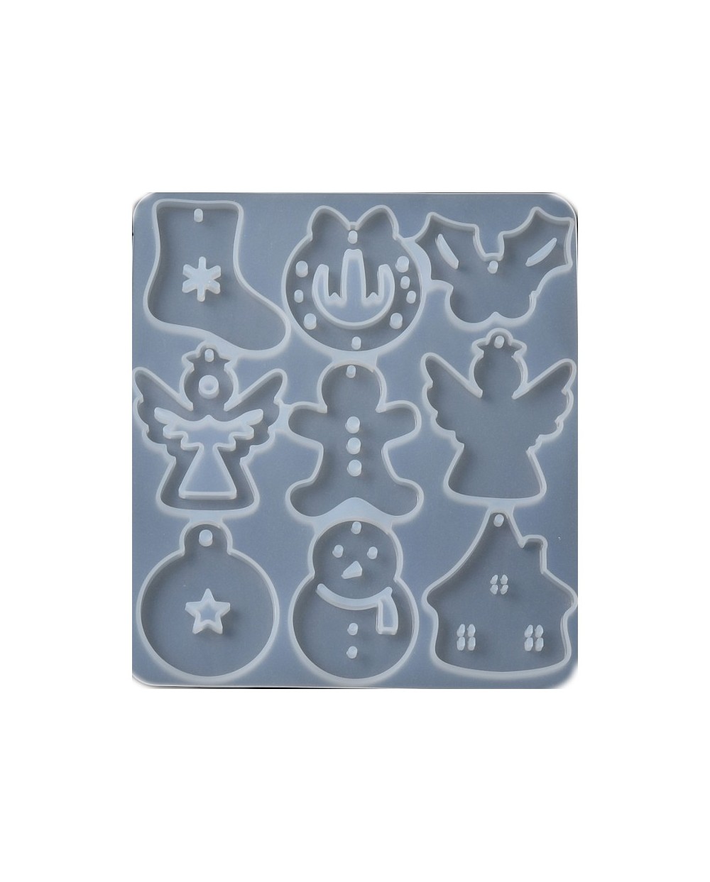 Forma do żywicy forma silikonowa do odlewów 115x101x4,5mm zawieszki