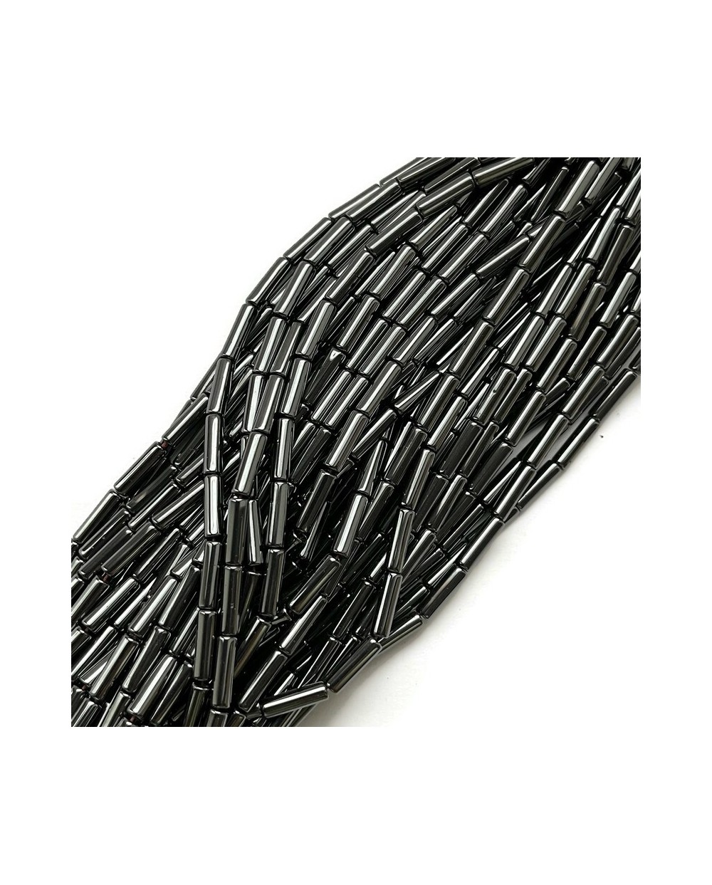 Hematyt wałek 13x4mm czarny