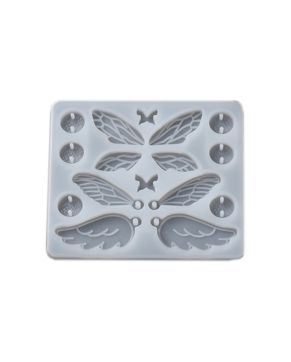 Forma do żywicy forma silikonowa do odlewów 94x108x6,5mm skrzydła