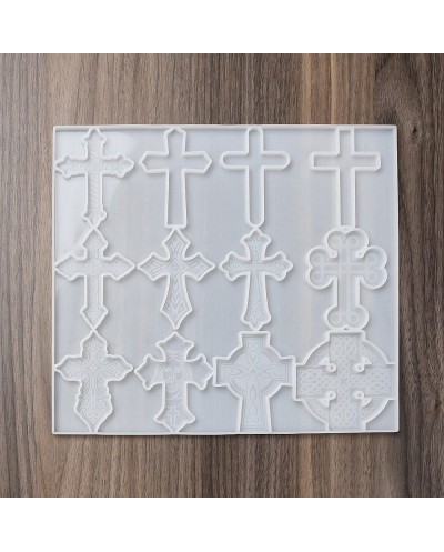 Forma do żywicy forma silikonowa do odlewów 220x239x6mm Krzyżyki