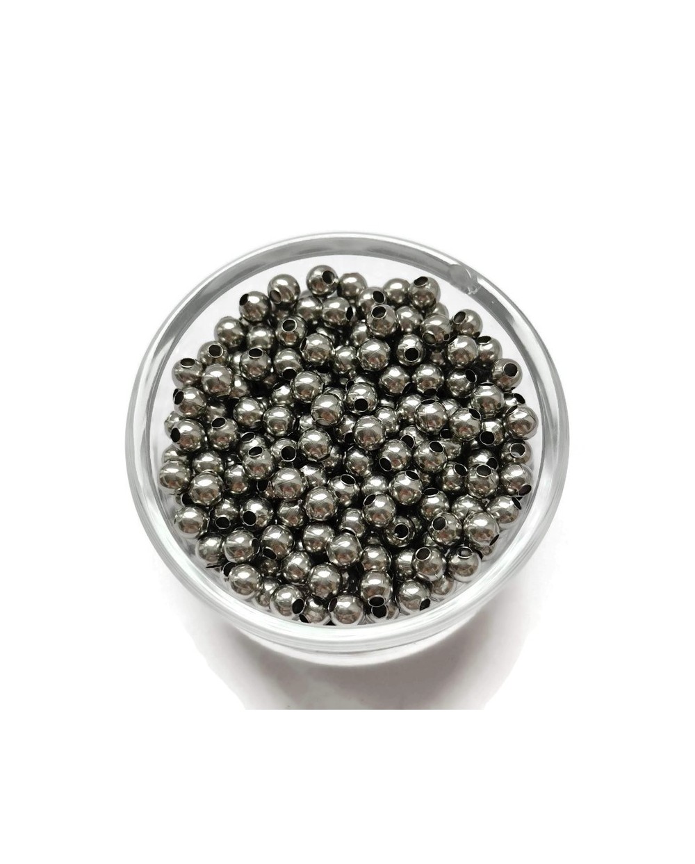 Przekładka kuleczka ok 4x4mm stal nierdzewna
