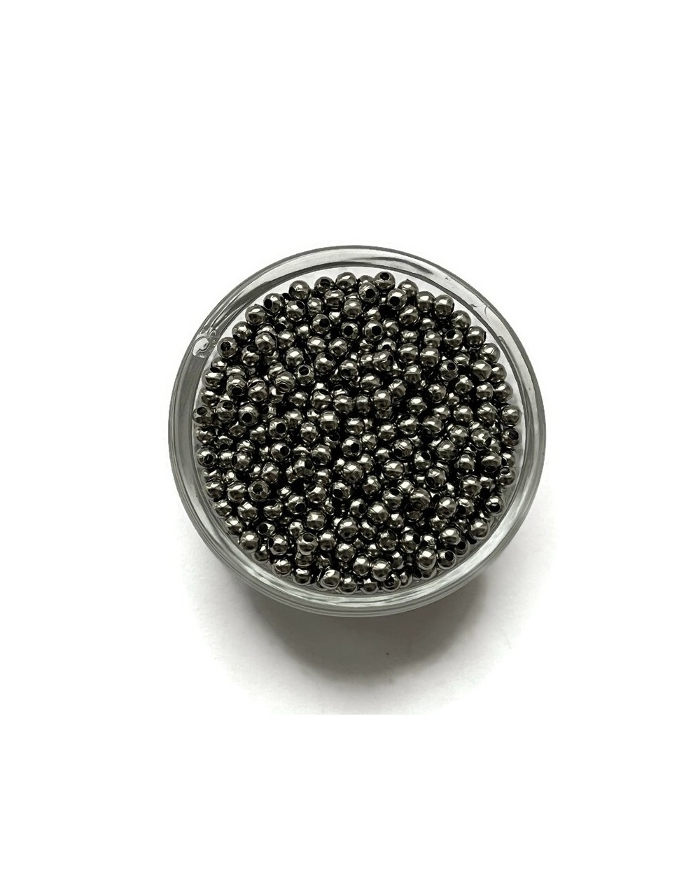 Przekładka kuleczka ok 3x3mm stal nierdzewna