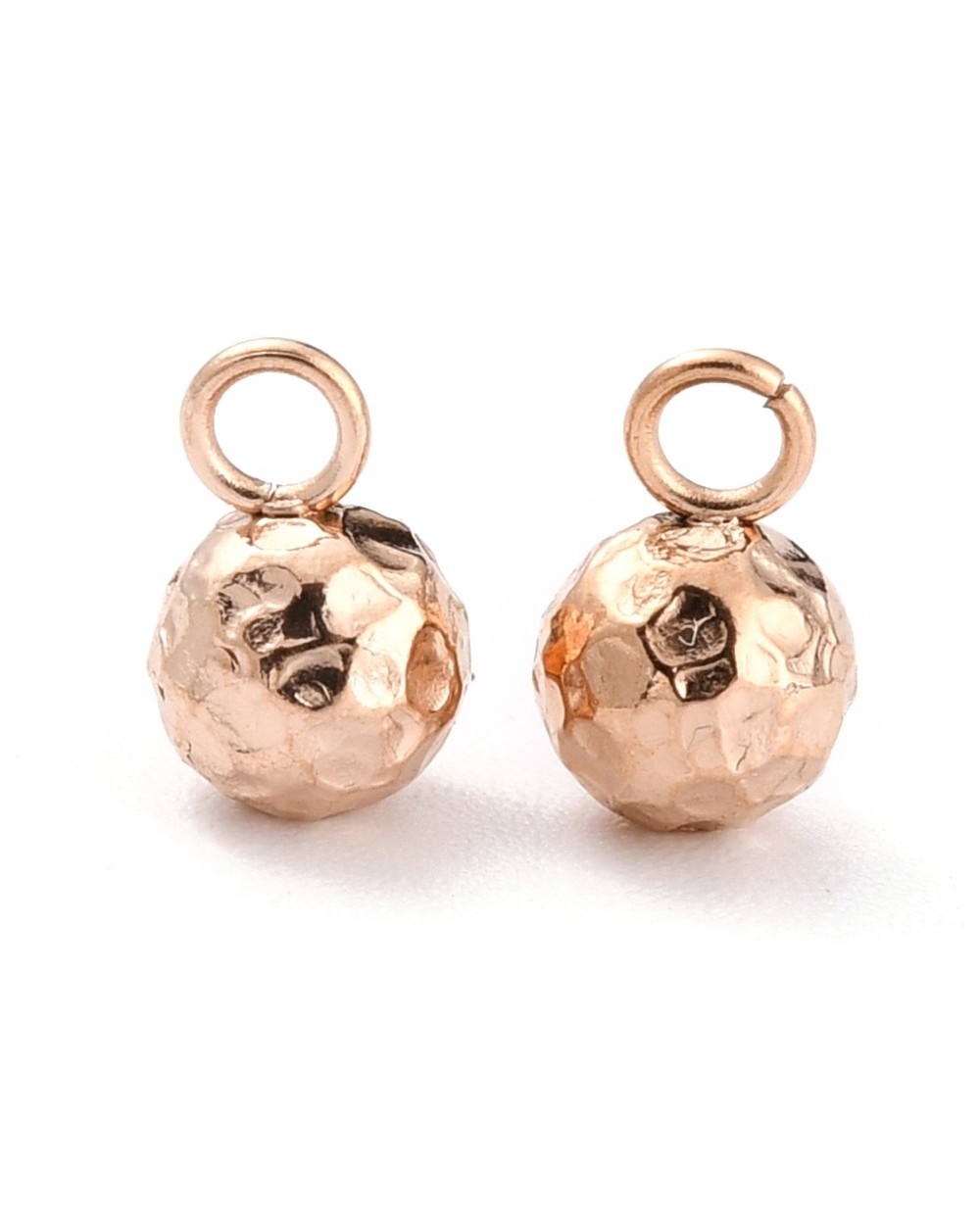 Zawieszka Stal Nierdzewna kuleczka 7,8x5mm Rose Gold