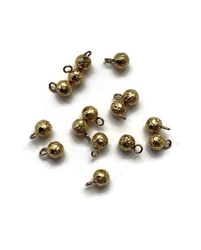 Zawieszka Stal Nierdzewna kuleczka 7,8x5mm Złota