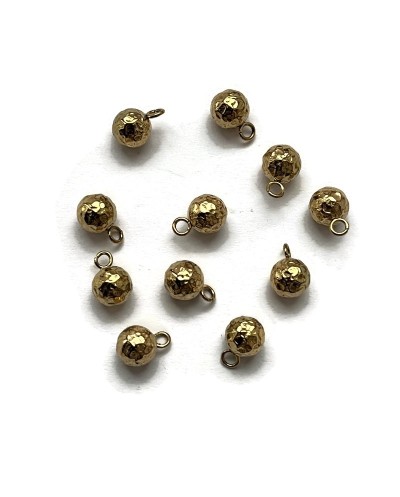 Zawieszka Stal Nierdzewna kuleczka 9x6mm złota
