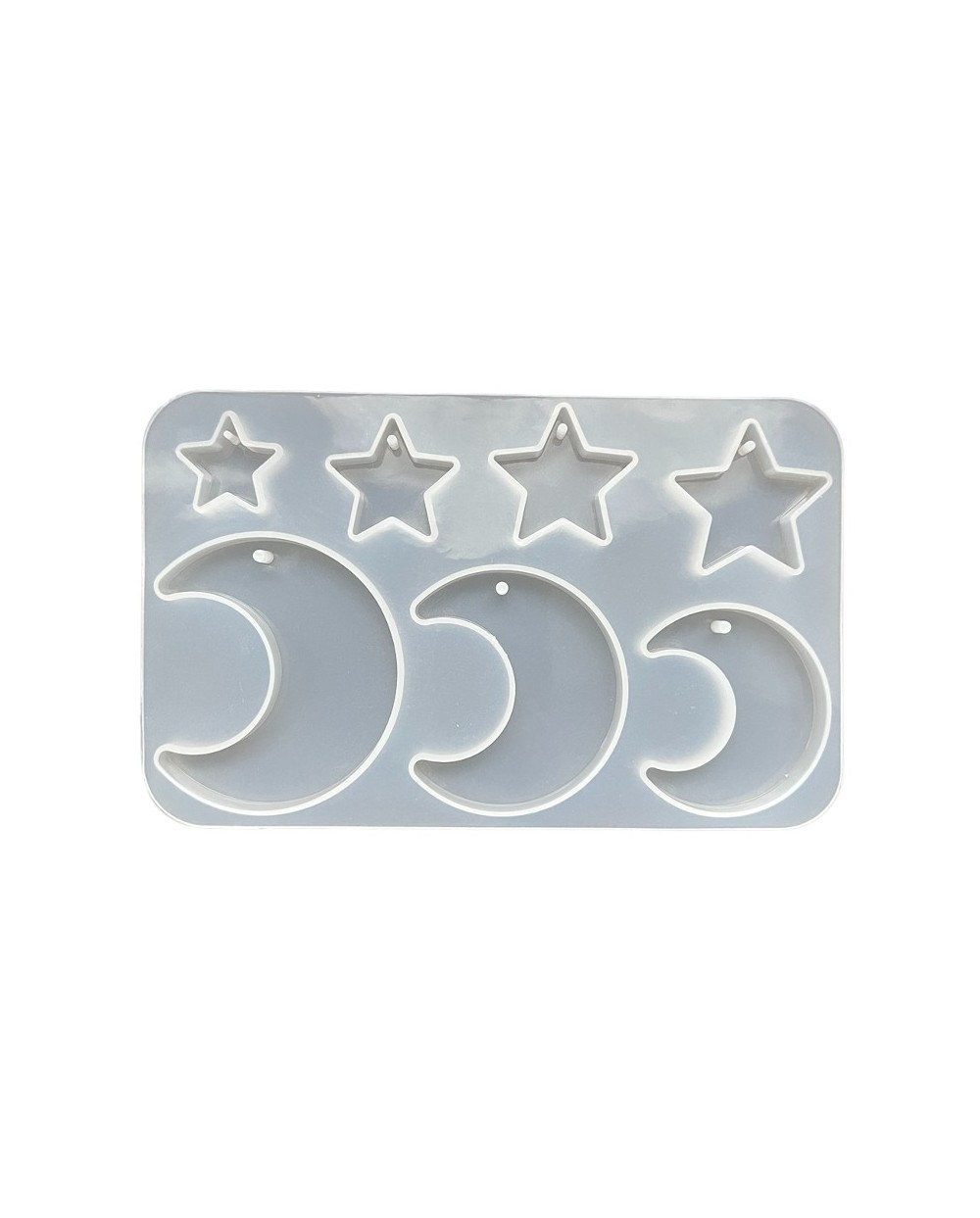 Forma do żywicy forma silikonowa do odlewów  73x117x6mm księżyce