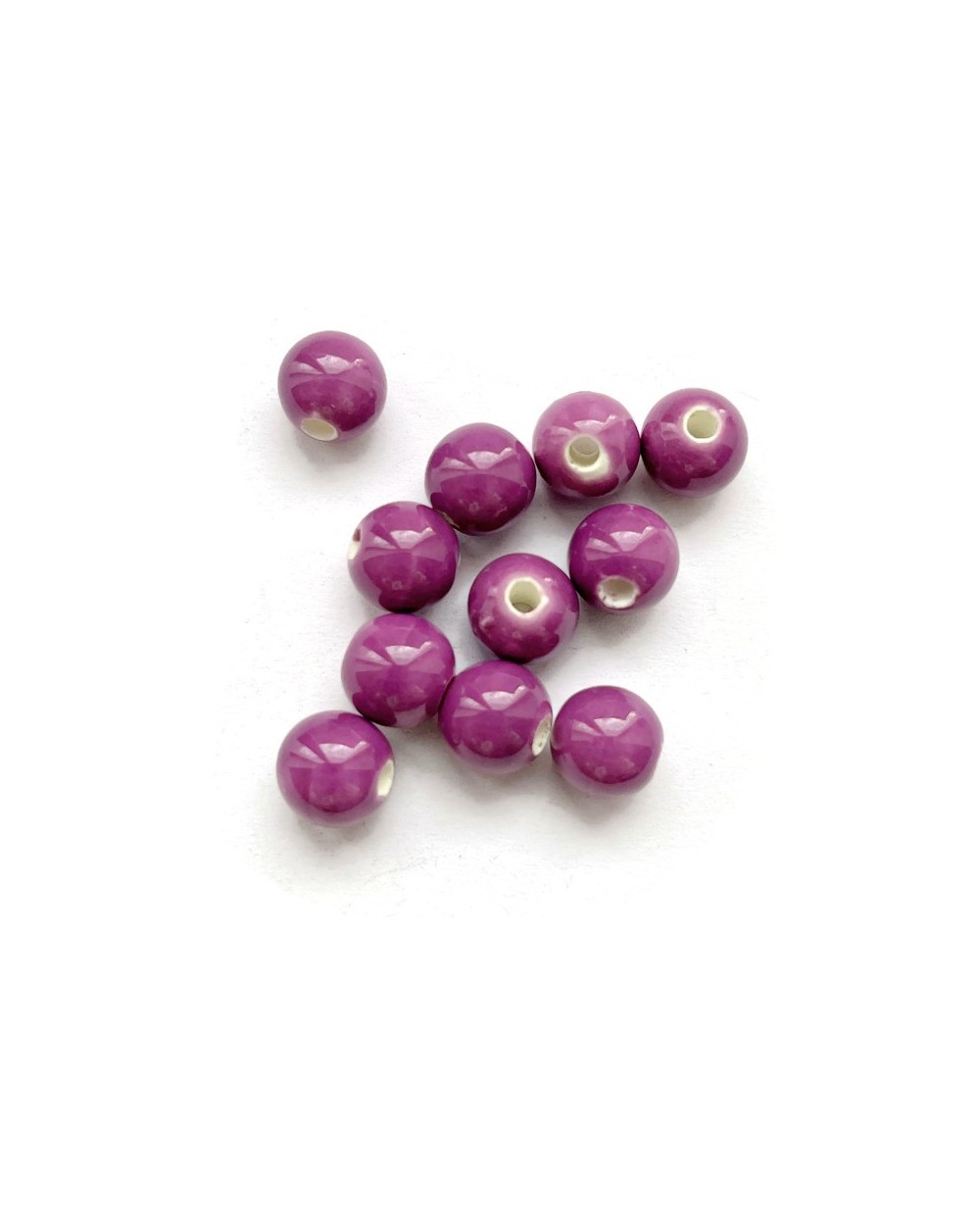 Kulka ceramiczna 10mm czerwony