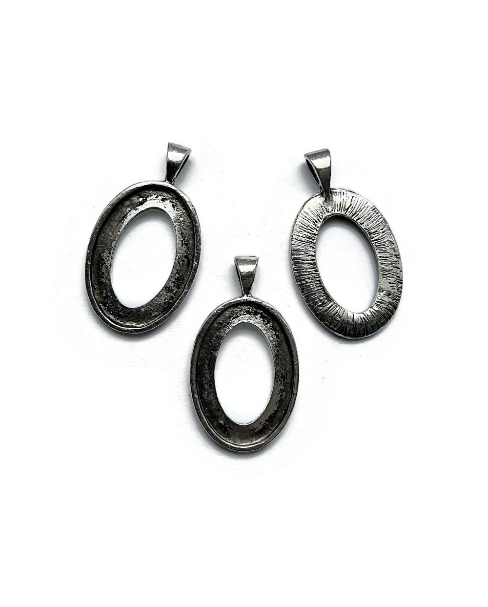 Podstawa pod kaboszon owalny z krawatką 40x22mm- 1sztuka.