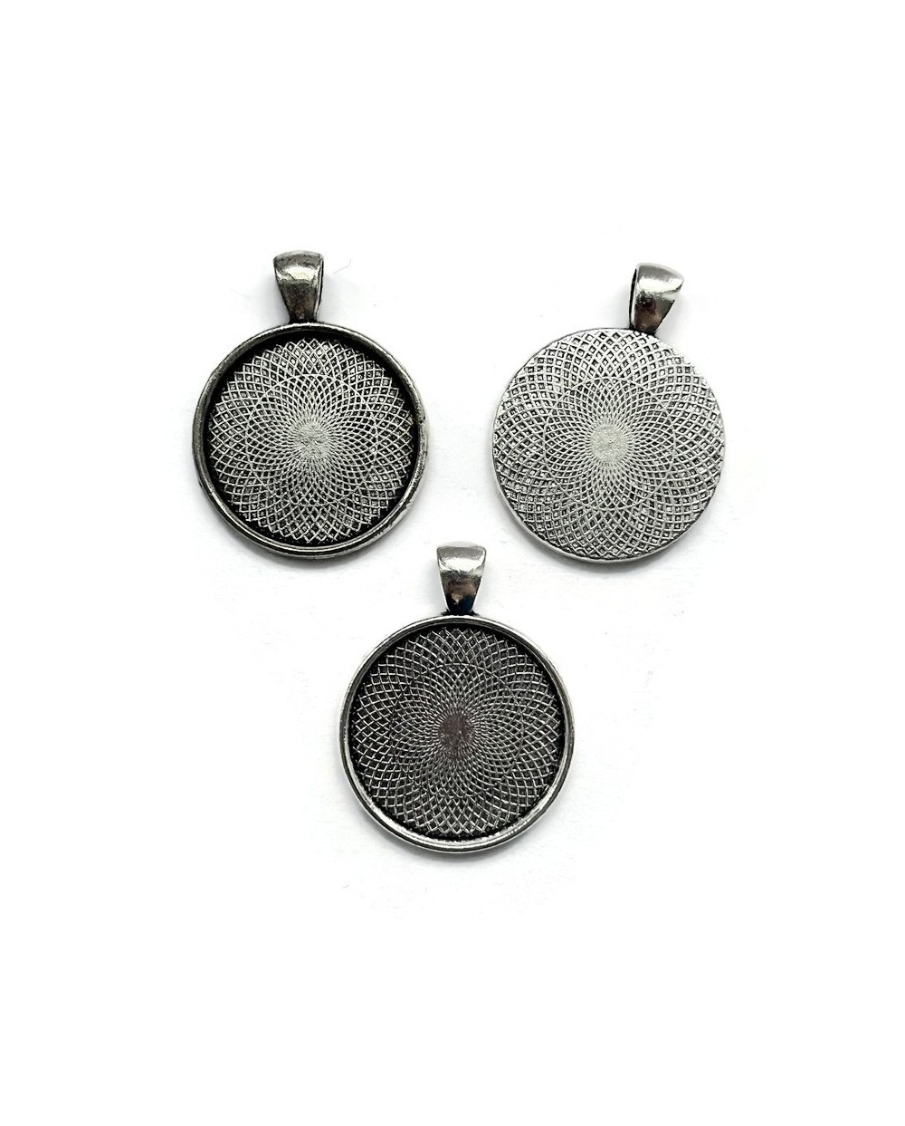 Podstawa pod kaboszon okrągła  z krawatką 35x27mm- 1szt.