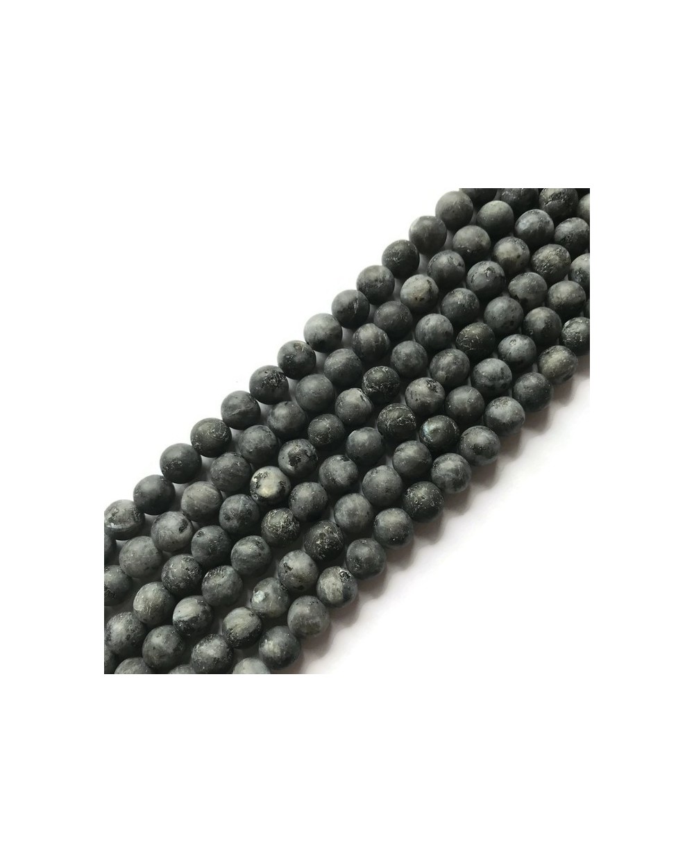 Larvikit kulka matowa 6mm sznurek