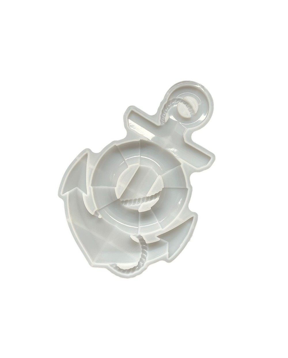 Forma silikonowa do odlewów z żywicy i gipsu 236x158x18mm duża kotwica
