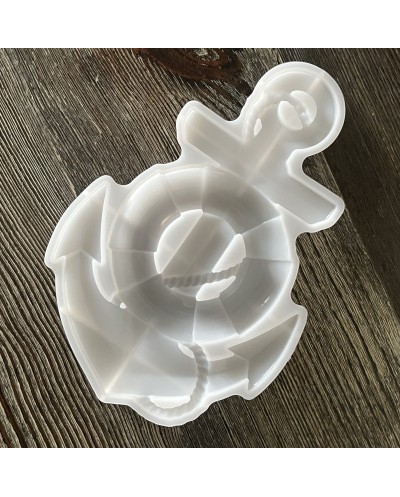 Forma silikonowa do odlewów z żywicy i gipsu 236x158x18mm duża kotwica