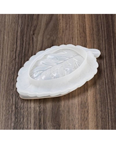 Forma silikonowa do odlewów z żywicy i gipsu 162x99x27mm Liść
