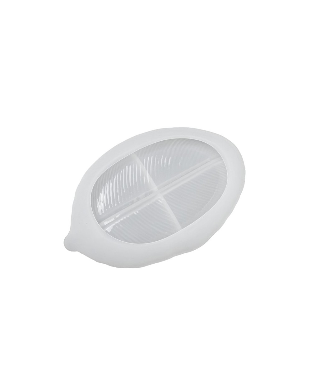 Forma silikonowa do odlewów z żywicy i gipsu 52x100x25mm Liść