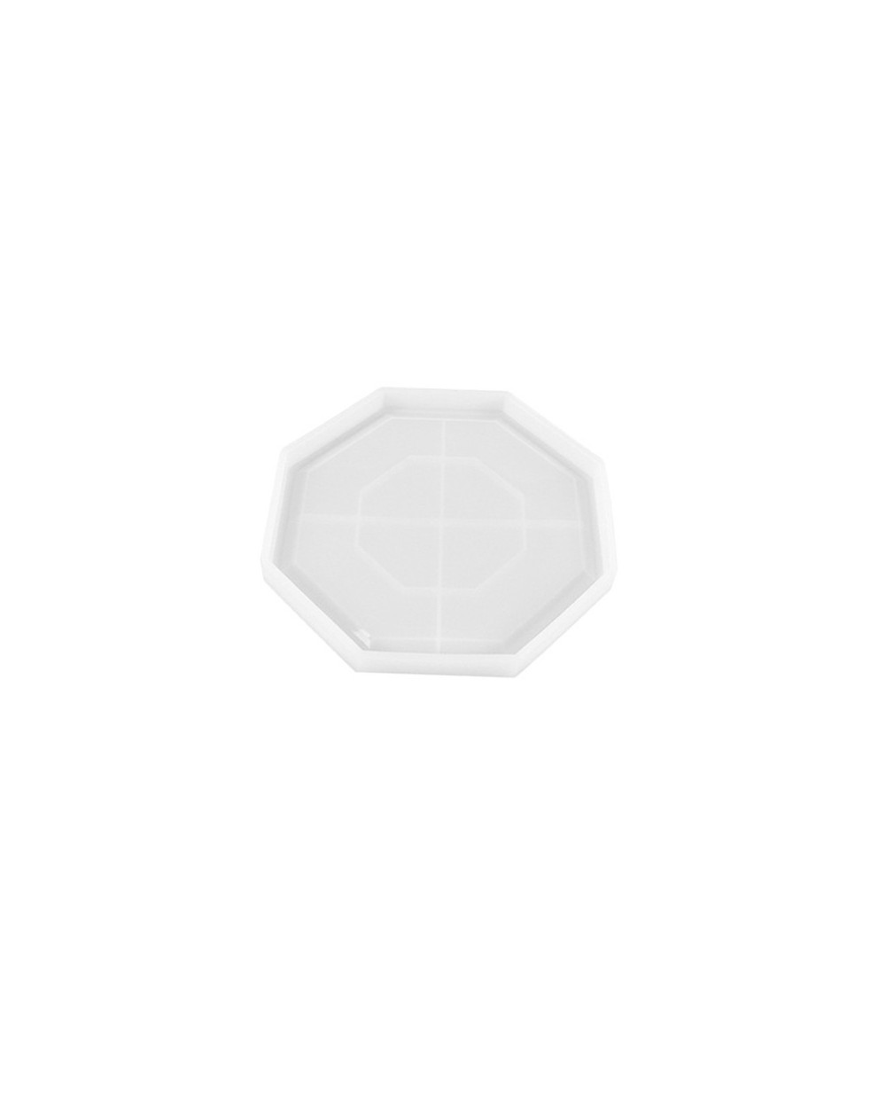 Forma silikonowa do odlewów z żywicy i gipsu 19,6x19,6x1,5cm podstawka