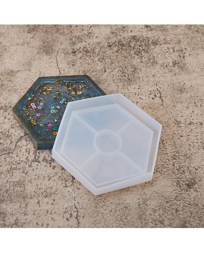 Forma silikonowa do odlewów z żywicy i gipsu 11,7x10,2x1,7cm podstawka